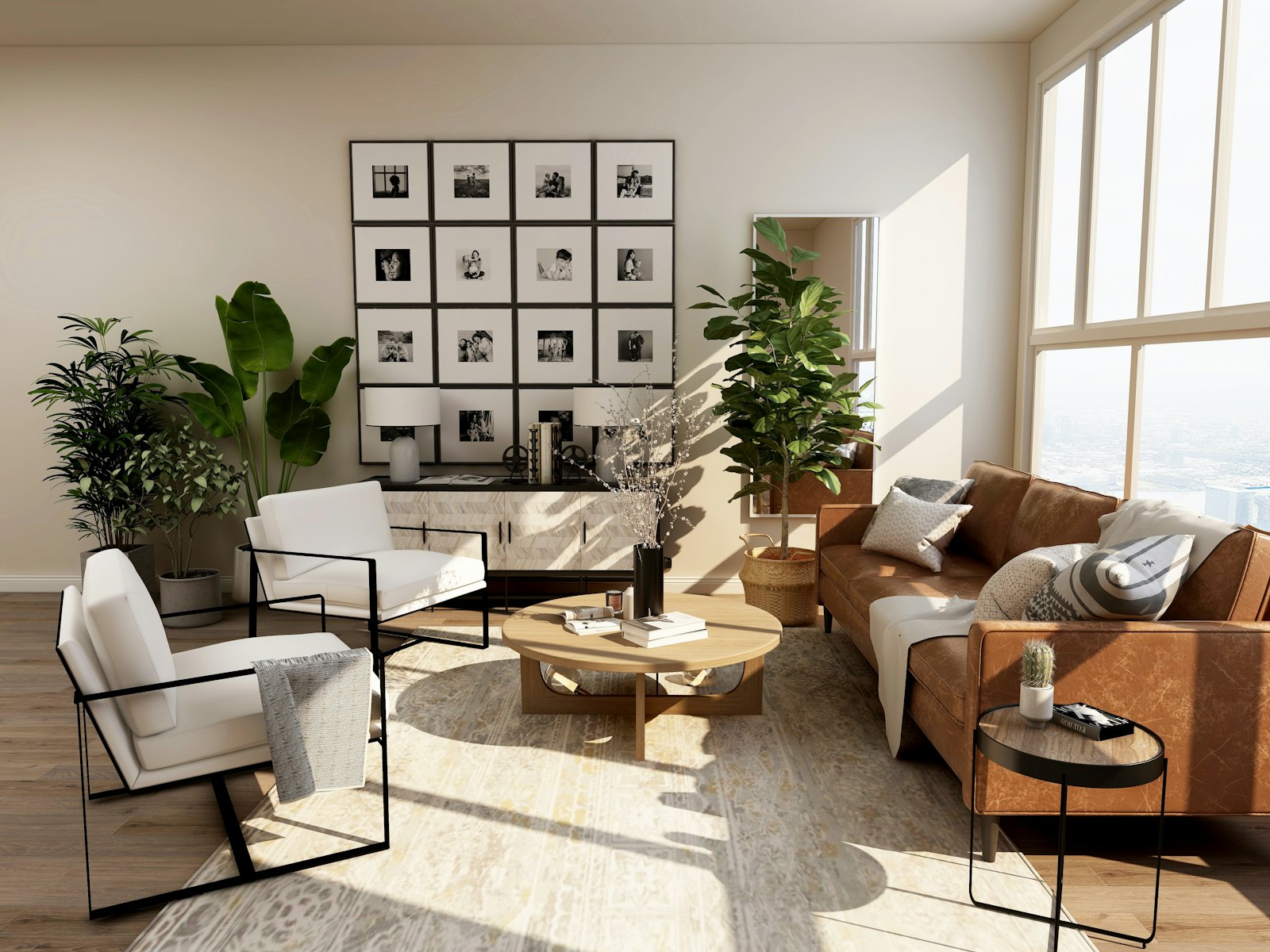 Master bedroom interior